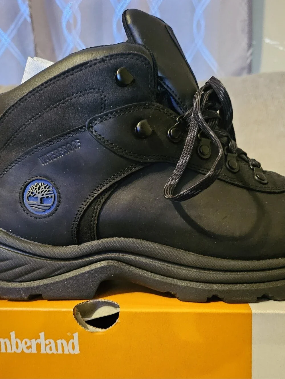 Timberland Men's Black Waterproof Work Boot